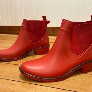 Red Kate Spade boots